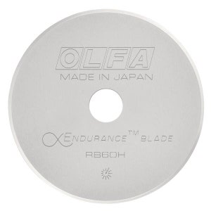 RB60H-1, Olfa 60 mm. Endurance Rotary Blade 1-Count