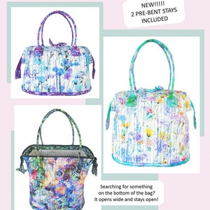 Little Poppins Bag pattern with stays