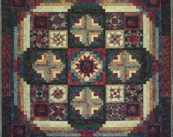 Forest Floor Quilt KIT (fabric by Timeless Treasures, pattern by Wing & a Prayer)