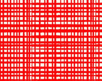 29519-R, Happy Campers - Crosshatch (Red), 44/45" wide, sold by the 1/2 yard