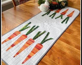Carrot Runner pattern by Karen Montgomery, 15-1/2"X40"