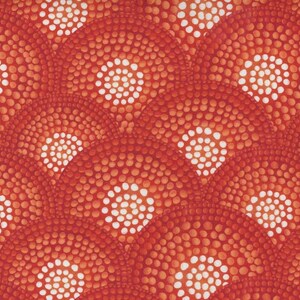 51245-26, Sunflower Dreamscapes - Red, by Moda, 44&quot;/45&quot; wide, sold by the 1/2 yard