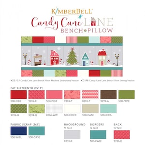 Kimberbell Candy Cane Lane FABRIC Kit