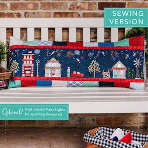 KimberBell Main Street Celebration Bench Pillow Sewing Booklet