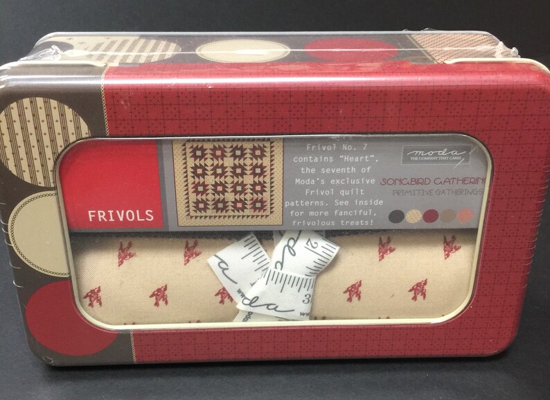 Moda Frivols 7 Tin and quilt kit