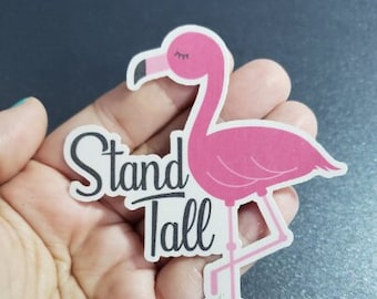 Flamingo Sticker - Summer Sticker - Laptop Sticker - Cute Sticker - Flamingo Laptop Decal - Animal Sticker - Cool Sticker - Animal Decal
