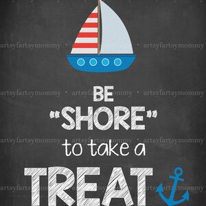 Nautical Sign - Printable Sign - Digital Print- Nautical Decor ...