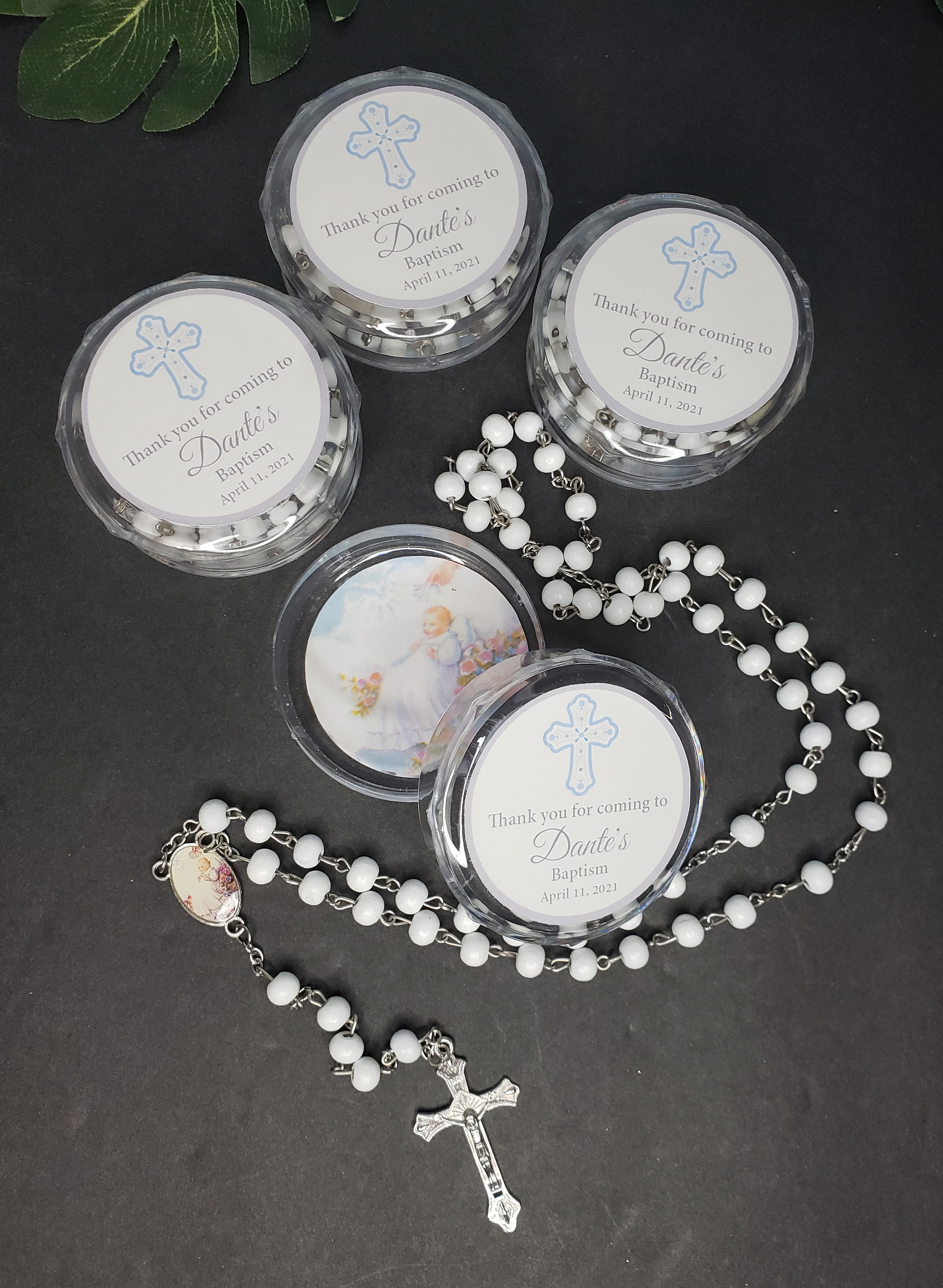 Christening rosary cheap