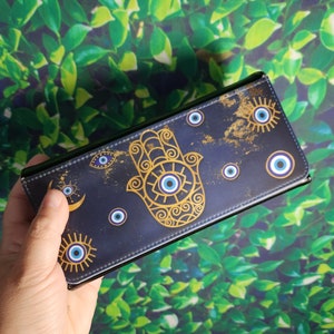 Cartera Mal De Ojo - Cartera Evil Eye - Regalo de mujeres Evil Eye - Regalo para ella - Protege tu energía - Hamsa Evil Eye - Regalo Evil Eye