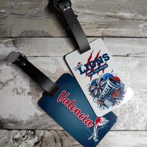 Personalized Luggage Tag - Cruise Luggage Tag - Custom Travel Tag with Name - Metal ID Tag - Travel Gift Him Her - Bag Tag for Suitcases