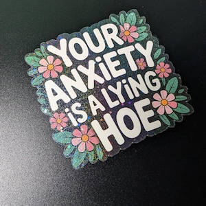 Anxiety I Funny Magnet | Sarcastic Magnet I Fridge Magnets | Humor Magnets | Cute Office Desk Decor | Gift for Coworker, Friend, Family