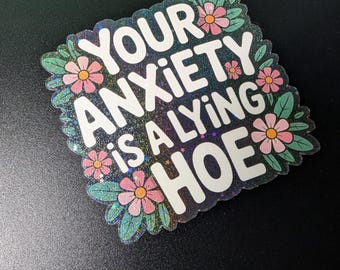 Anxiety I Funny Magnet | Sarcastic Magnet I Fridge Magnets | Humor Magnets | Cute Office Desk Decor | Gift for Coworker, Friend, Family