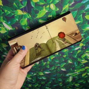 Cartera de mujer amante del libro - Regalo amante del libro - Cartera de cuero sintético para mujer - Regalo para mamá - Idea de regalo única - Cartera de mujer - Cartera de cuero sintético