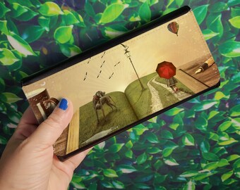 Book Lover Women Wallet - Book Lover Gift - Women Faux Leather Wallet - Gift for Mom - Unique Gift Idea - Women Wallet - Faux Leather Wallet