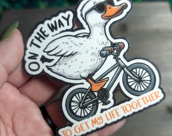 Duck Sticker - Life Together Sticker - Laptop Sticker - Cute Sticker - Duck Laptop Decal - Animal Sticker - Cool Sticker - Animal Decal