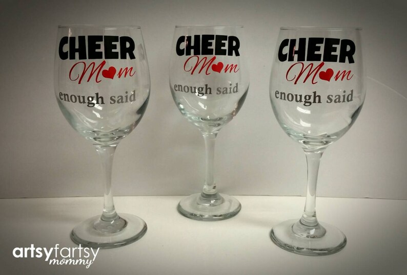 Mom Wine Glass Personalized Wine Glass Mom Gift Idea Etsy