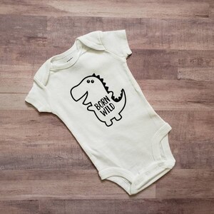 Dino Bodysuit - T-Rex Apparel - Baby Clothes - Dino Outfit - Baby Pull Over - Dinosaur Clothes - Baby T-Rex - Baby Gift - New Baby