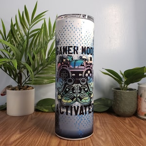 Gamer-Modus aktiviert – Gamer-Becher – Gamer-Geschenk – Videospiel-Becher – Gamer-Tasse – Vatertagsgeschenk – Gaming-Kaffeebecher – Gaming-Tasse