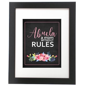 Abuela Gift - Grandmother Gift - Abuela - Digital Sign - Grandma Gift - Wall Art - Printable Sign - Mothers Day Gift - Christmas Gift