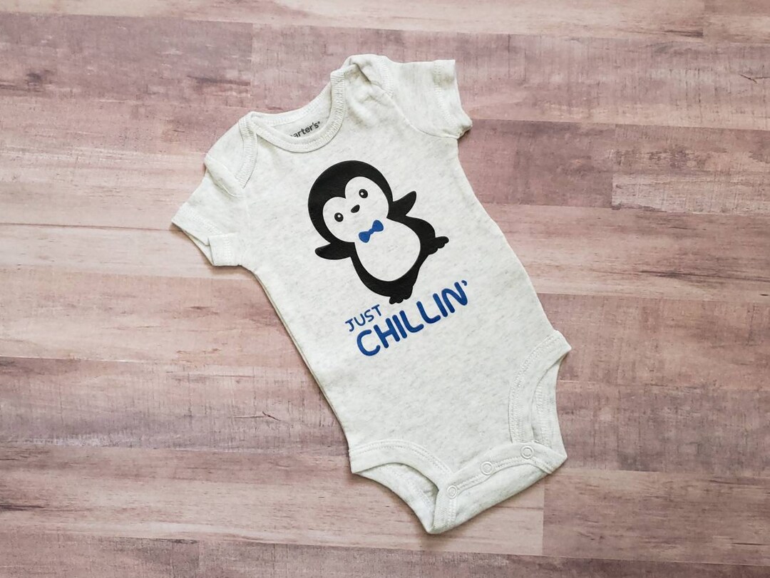 Penguin Bodysuit Penguin Apparel Baby Clothes Penguin Outfit Baby Pull