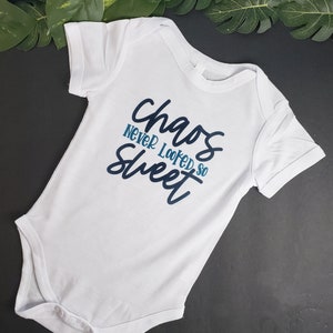 Funny Baby Shirt - Funny Bodysuit - Chaos Bodysuit - Baby Apparel - Baby Clothes - Baby Pull Over - Funny Baby Clothes - Baby Gift