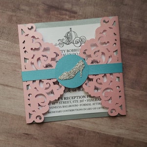 Princess Invite - Sweet Sixteen Invite - Quinceanera Invite - Princess Party - Wedding Invite - Bridal Shower - Princess Shower - 10ct