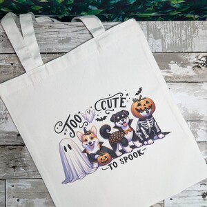 Cute Halloween Bag for Kids - Halloween Candy Bag - Trick or Treat Tote - Reusable Pumpkin Candy Sack - Spooky Treat Bag