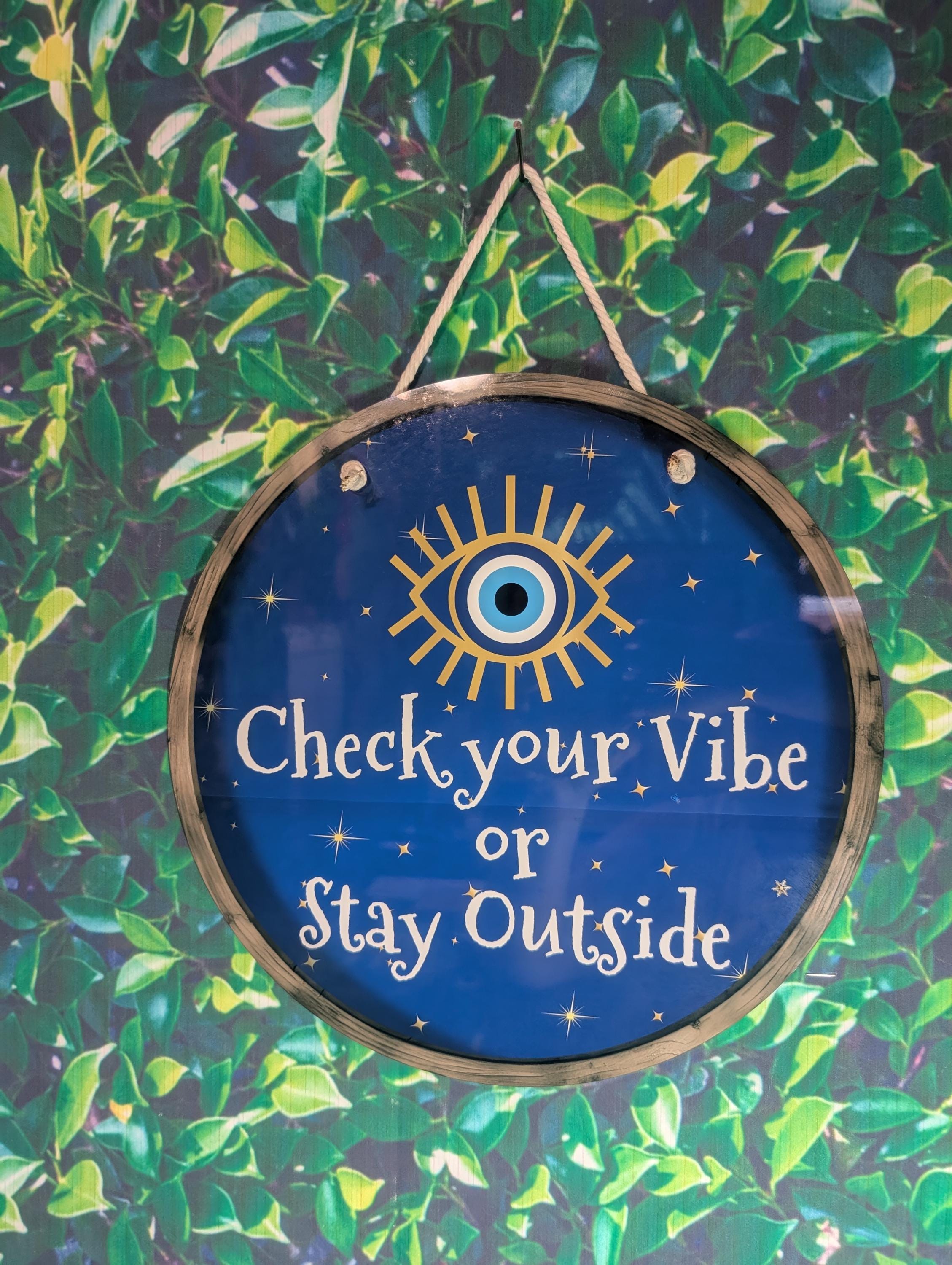 Evil Eye Door Hanger - Mal De Ojo Door Hanger - Mal de Ojo Print - Evil Eye Sign Sign - Home Decor - Metal Sign - Round Door Sign