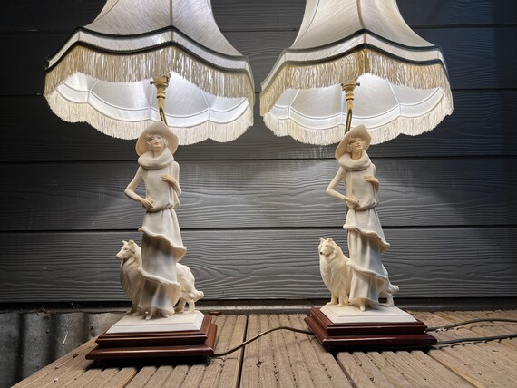 Dog sale table lamps