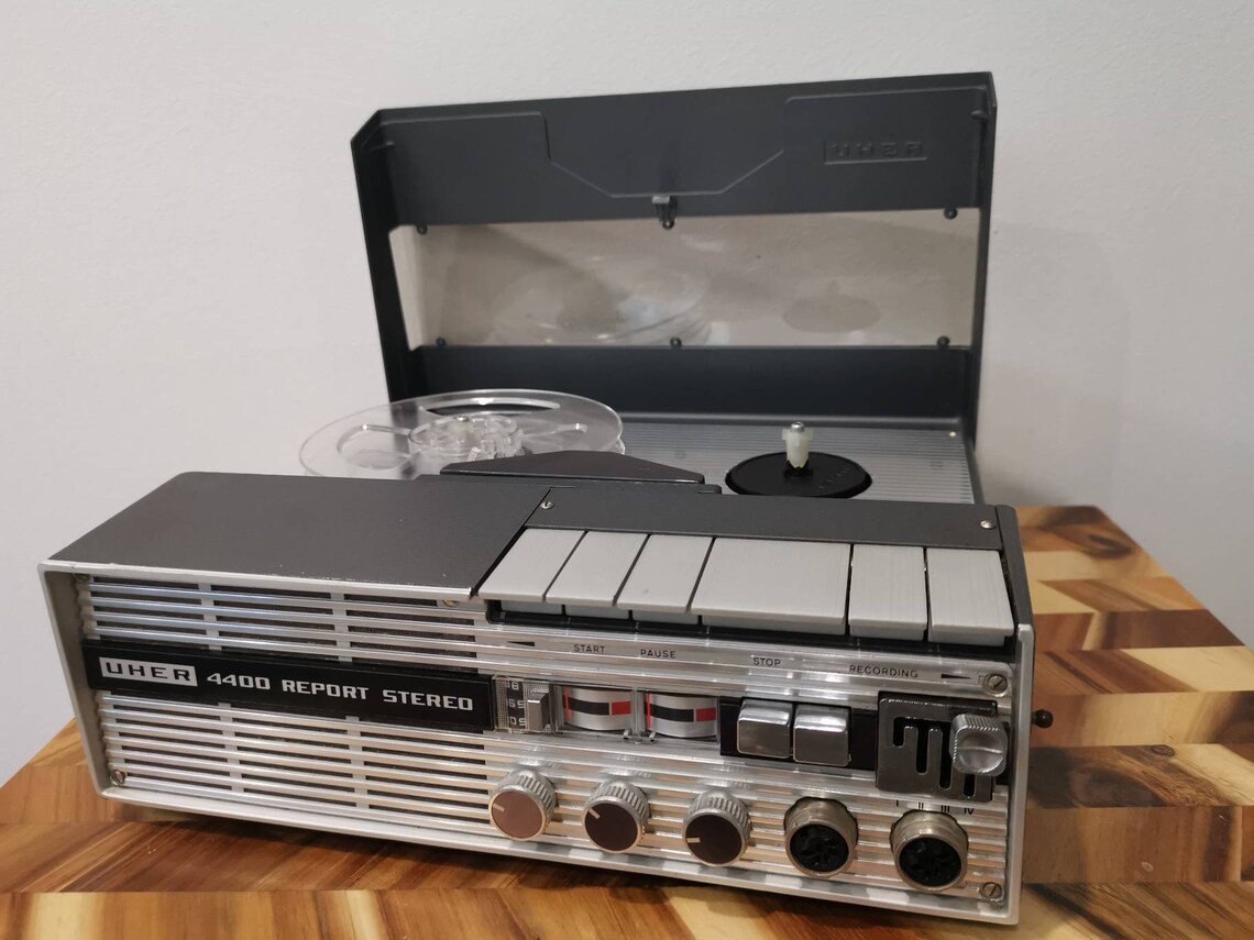 1960's portable reporter tape recorder UHER 4400 west Etsy