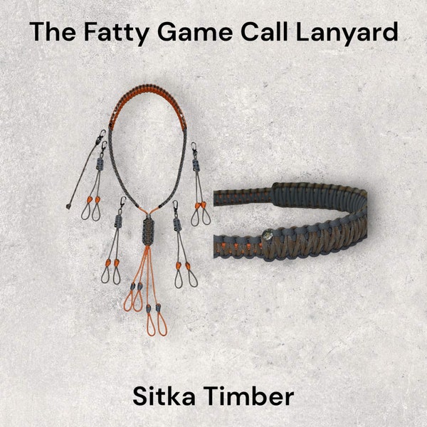 The Fatty Game Call Lanyard in Sitka Timber