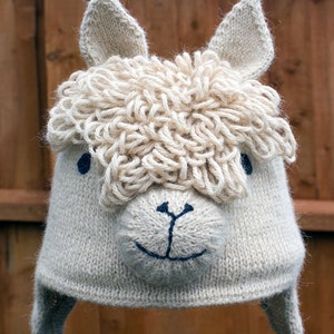 Patrón digital de sombrero de alpaca para adultos imagen 3