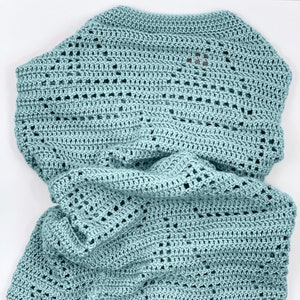 Saylor Blanket | Filet Crochet Blanket Pattern | Baby Blanket Crochet Pattern | Filet Blanket | Filet Crochet Pattern | Sailboat | Vehicles