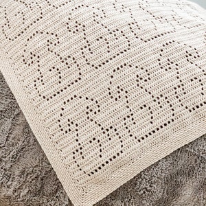 Crochet Dog Pattern Crochet Baby Blanket Pattern Animal Pattern Crochet Afghan Pattern Dog Crochet Blanket Dog Baby Blanket image 1