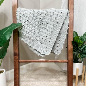 Filet Crochet Blanket Pattern | Baby Blanket Crochet Pattern | Filet Blanket | Filet Crochet Pattern | Cats | Kittens | Figaro Blanket