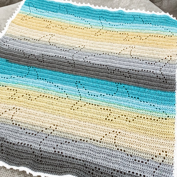 Ocean Baby Blanket - Etsy