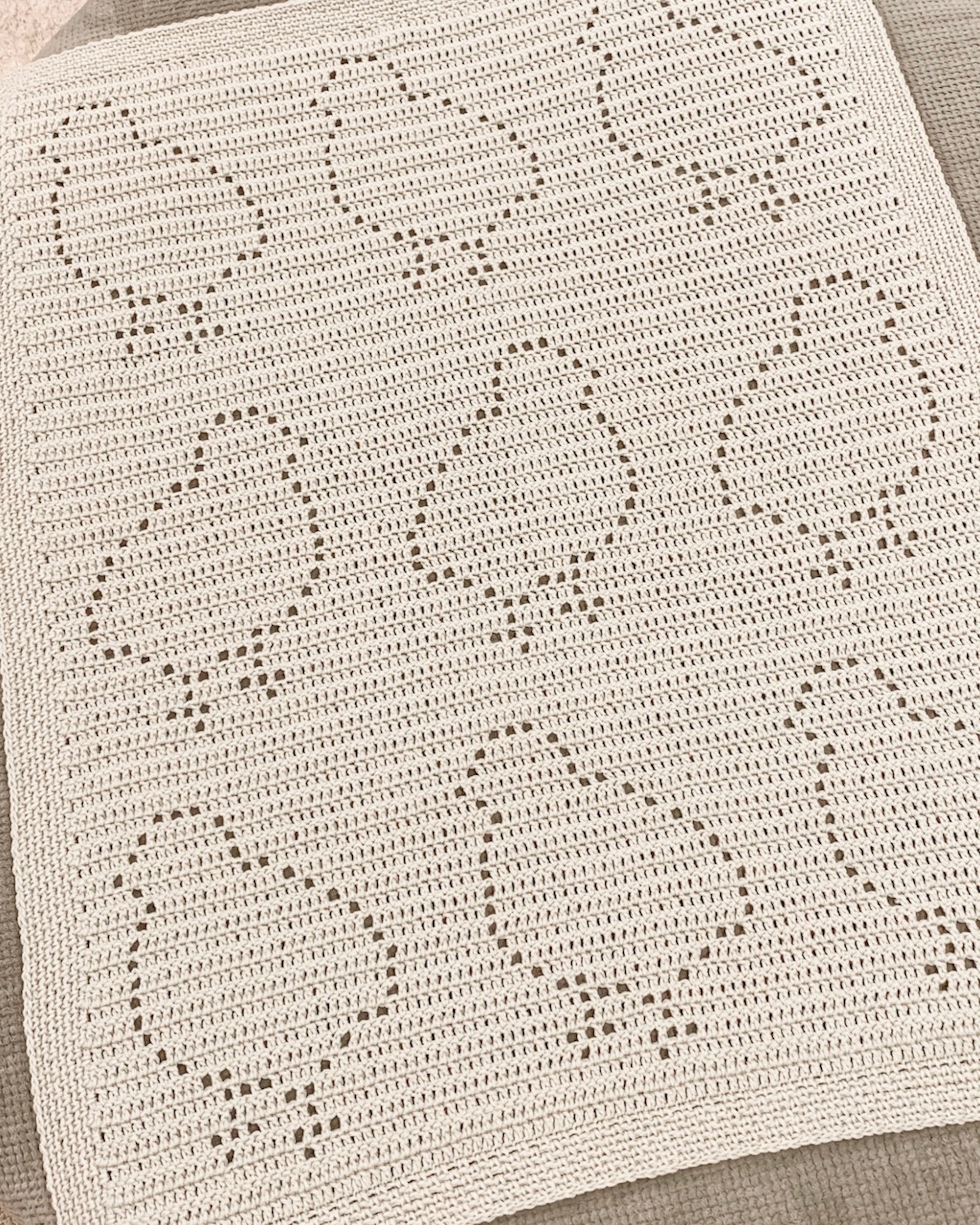 Sheldon Blanket Filet Crochet Pattern Chickens — Owl B. Hooked