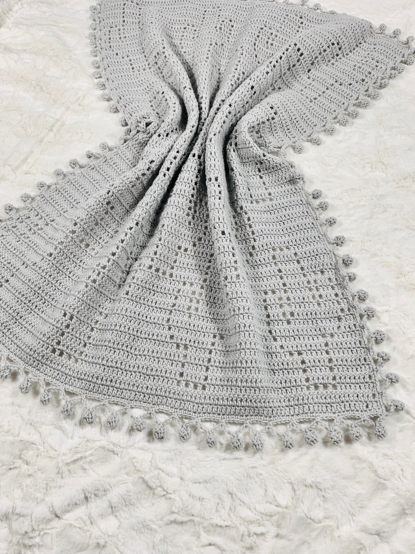 Cactus Baby Blanket Crochet Pattern Toddler Blanket Etsy