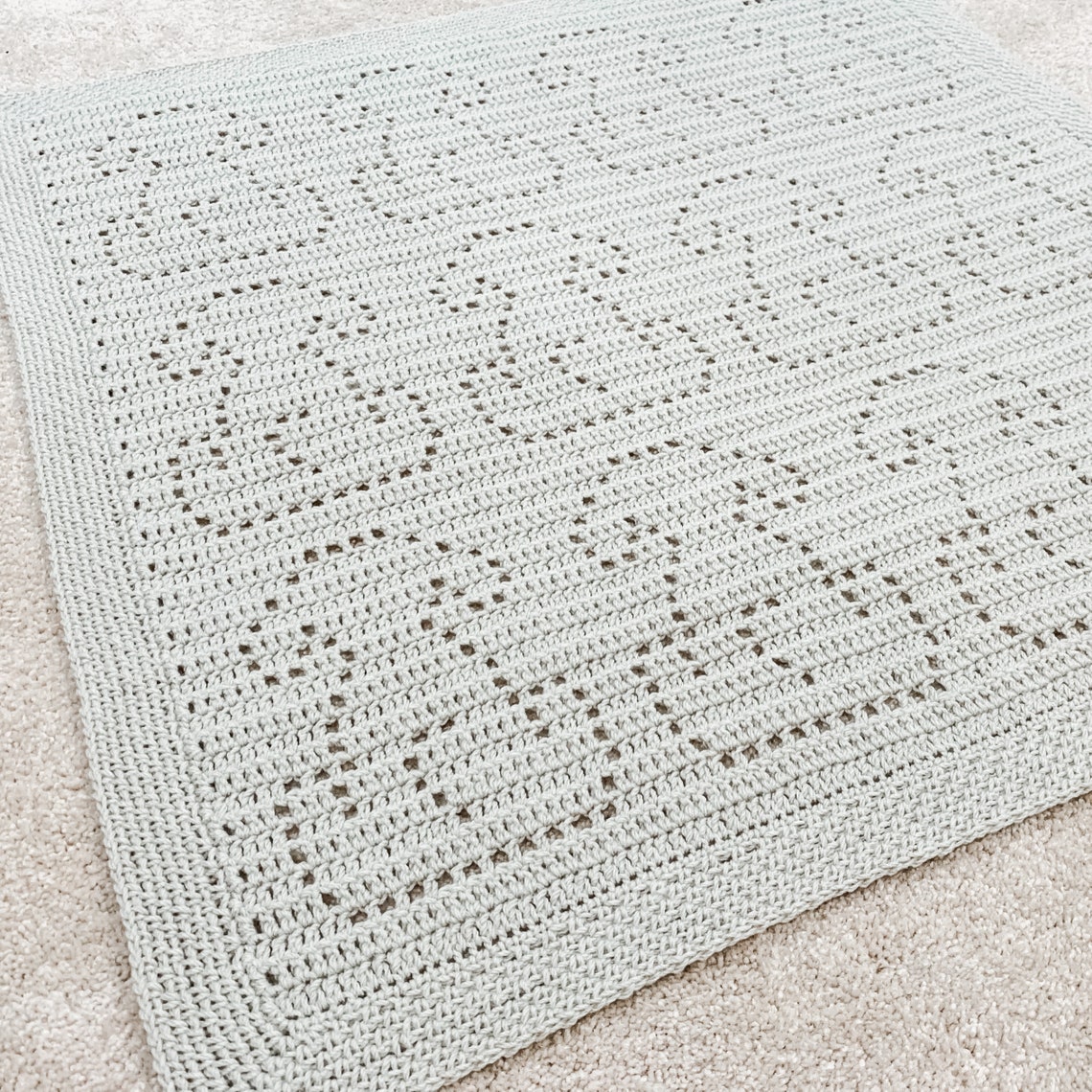 Crochet Dog Pattern Crochet Baby Blanket Pattern Animal Etsy