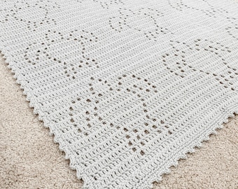 Crochet Sea Turtle Blanket | Crochet Turtle Pattern | Afghan Blanket Pattern | Ocean Nursery | Ocean Baby Blanket | Crochet Animal Pattern
