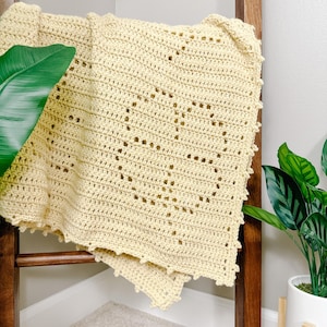 St Patricks Day Crochet Pattern | Shamrock Baby Blanket | St Patricks Day Crochet Baby Blanket Pattern | Filet Crochet Four Leaf Clover