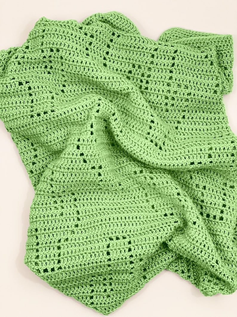 Sedona Blanket Filet Crochet Blanket Pattern Baby Blanket Crochet Pattern Filet Blanket Filet Crochet Pattern Cactus Desert image 5