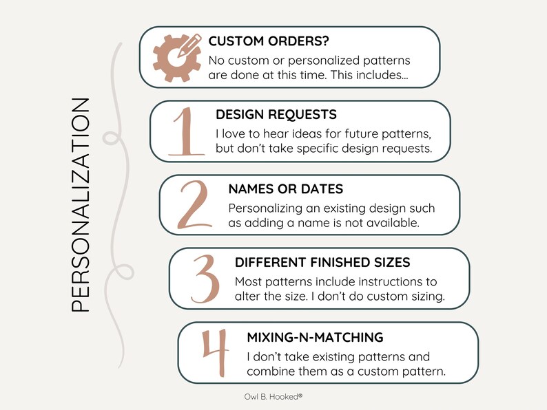 a graphic describing personalization policy