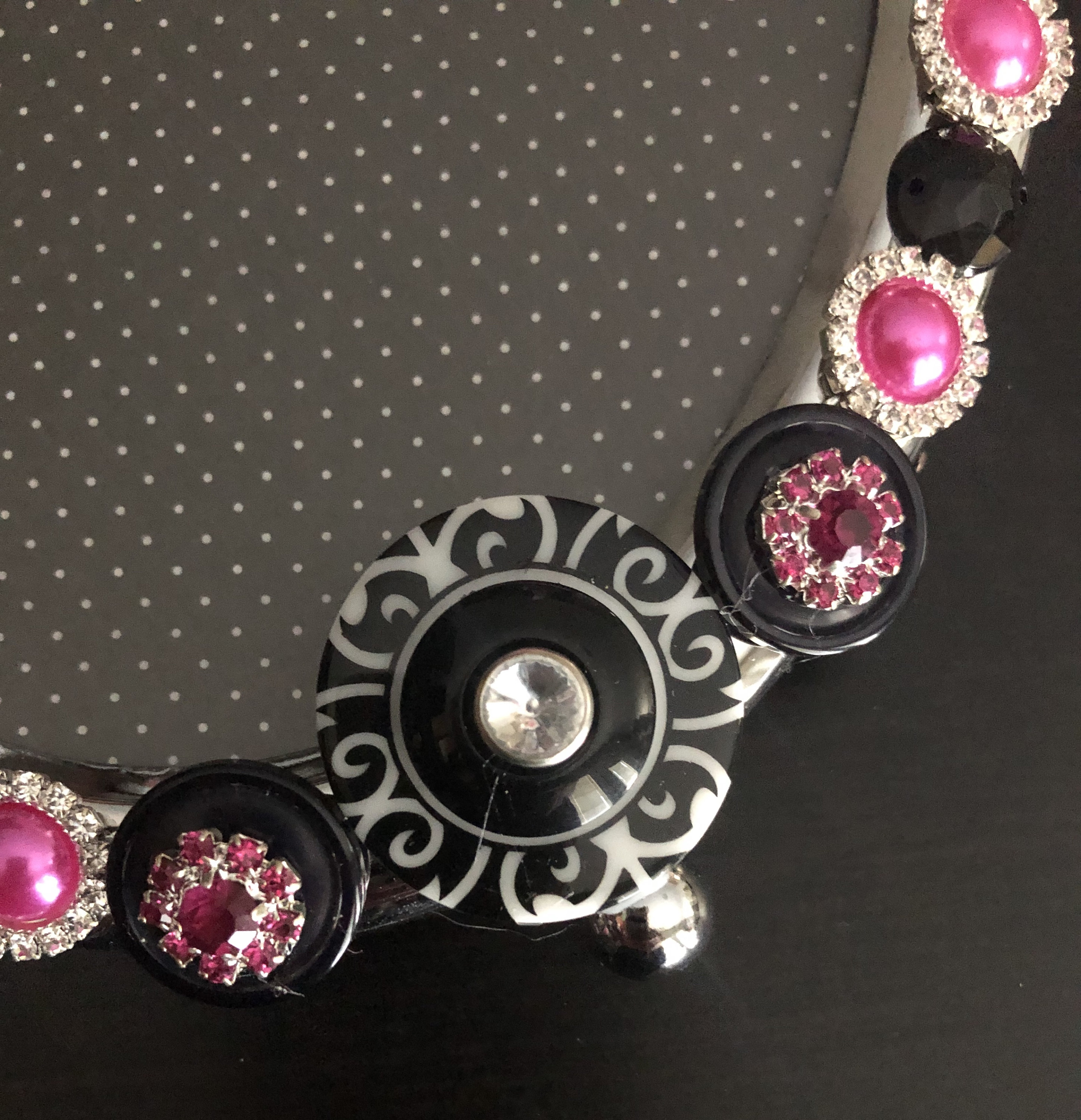 OOAK 5x7 Oval Silver Picture Frame With Embellished Design Etsy