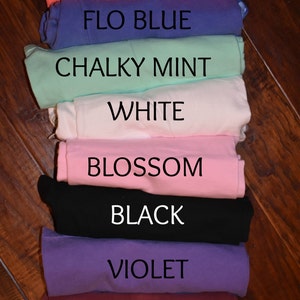 Comfort Colors Short Sleeve Monogrammed T-Shirt image 3