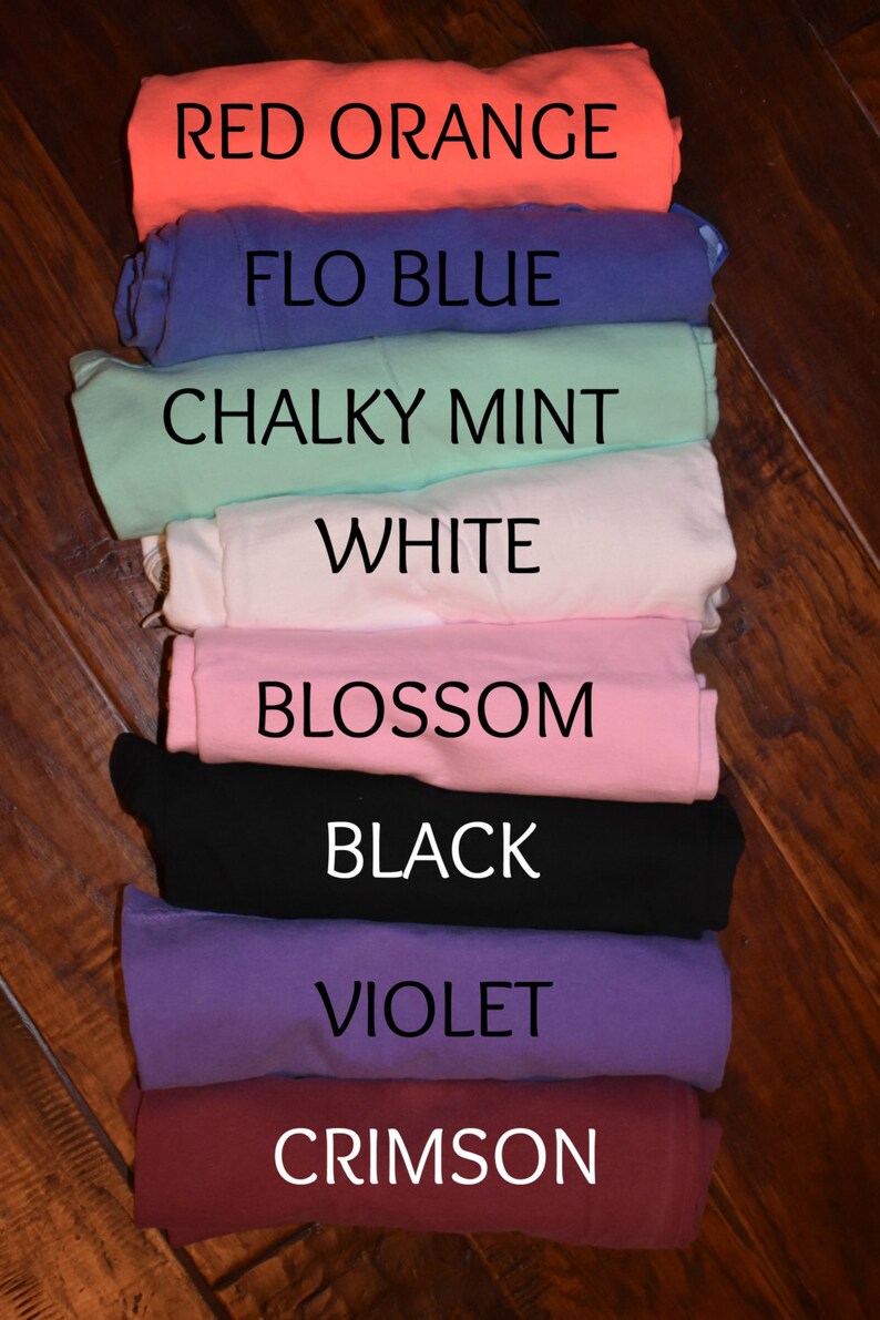 Comfort Colors Short Sleeve Monogrammed T-Shirt image 3