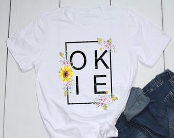 Okie White Unisex Short Sleeve Crewneck Tri-blend