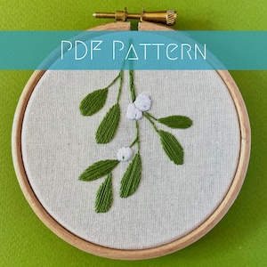 Modèle PDF de broderie de gui et conseils