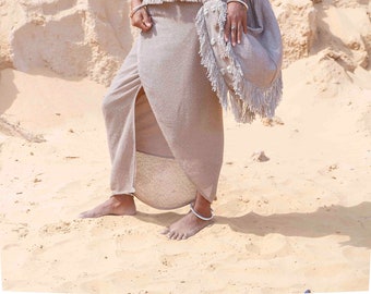 LUA LONG SKIRT,long skirt,boho skirt,elegant skirt,sarong skirt,hemp skirt,skirt,high waist skirt,low waist skirt,natural fabrics,earthtones