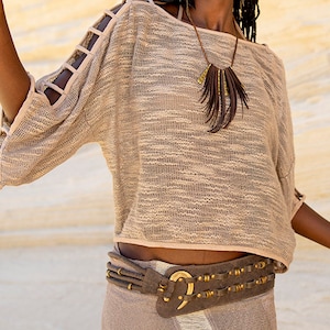 ORUKU BELT, leather belt, brass buckle, design belt,